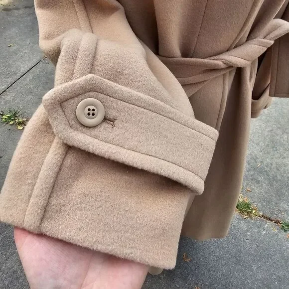 John Weitz Womens Coat 100% Wool, Size 6, Pre-owned - Picture 9 of 10